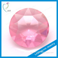 Fashion hot sale faceted round shape factory price of ruby stone